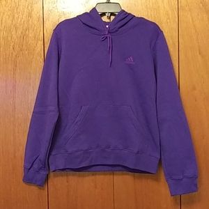 Adidas Hoodie. Size Womens Large. Color Purple. Like new.
